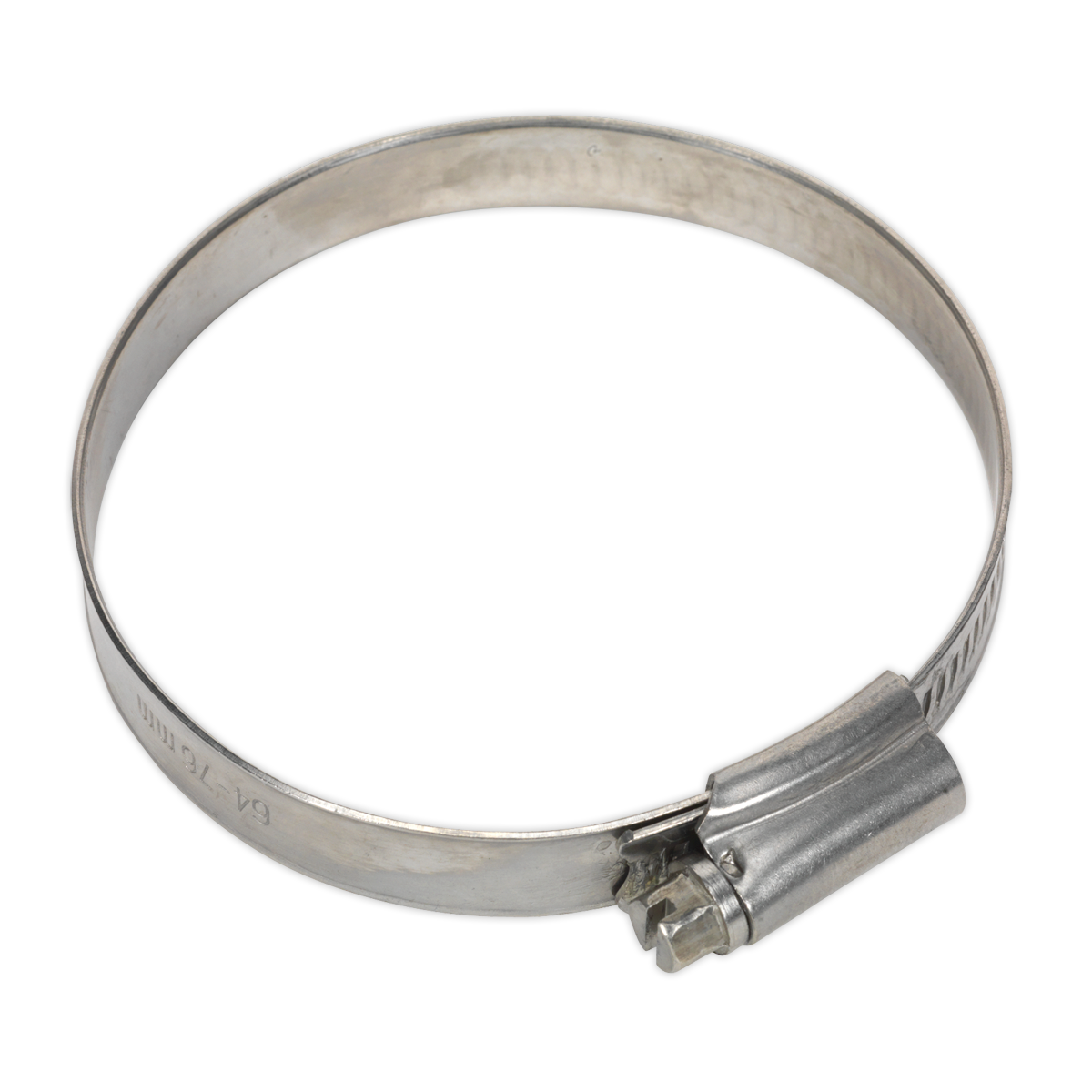 Ø64-76mm Stainless Steel Hose Clip - Pack of 10