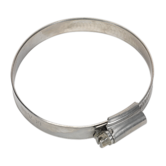 Ø64-76mm Stainless Steel Hose Clip - Pack of 10