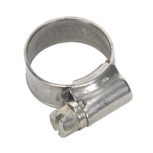 Ø13-19mm Stainless Steel Hose Clip - Pack of 10