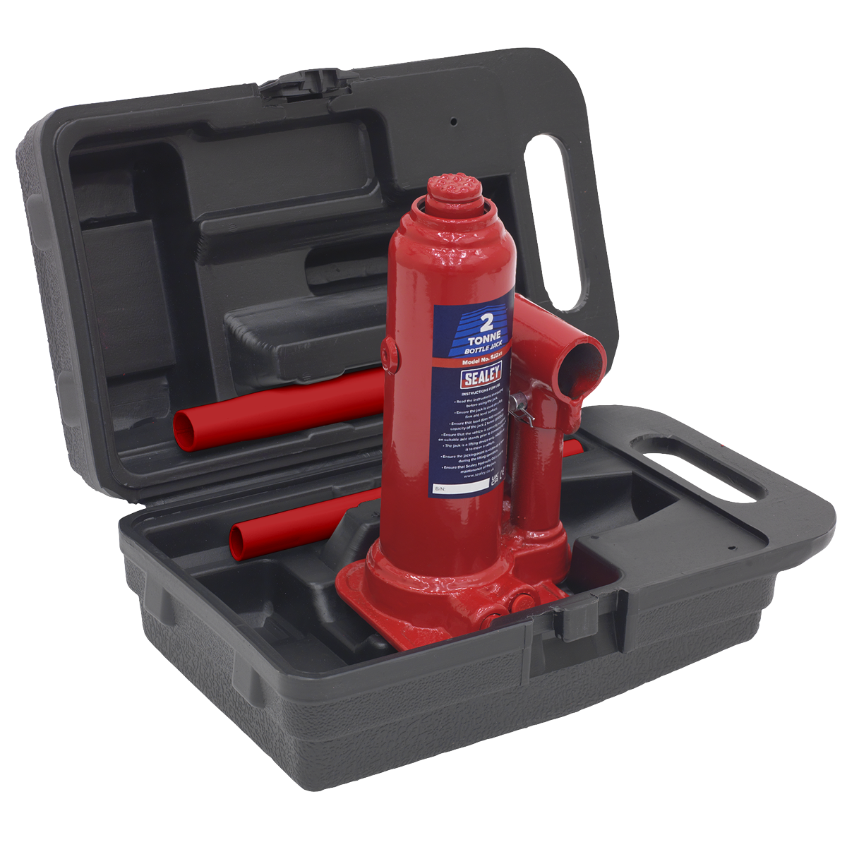 2 Tonne Bottle Jack with Storage Case