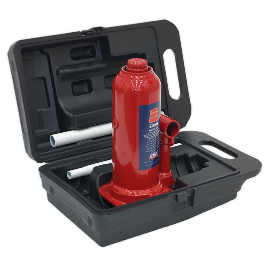 5 Tonne Bottle Jack with Storage Case