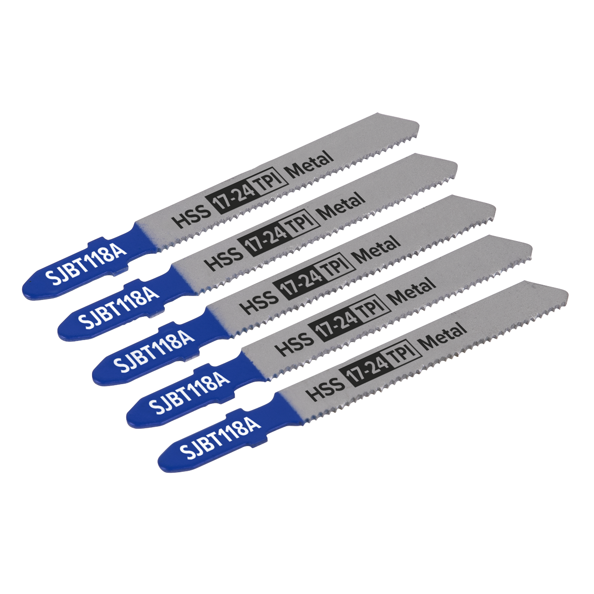 92mm 17-24tpi Jigsaw Blade Metal - Pack of 5