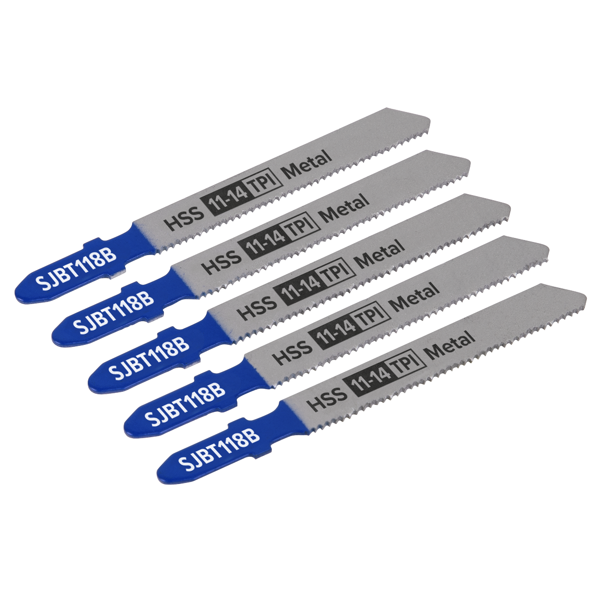 92mm 11-14tpi Jigsaw Blade Metal - Pack of 5