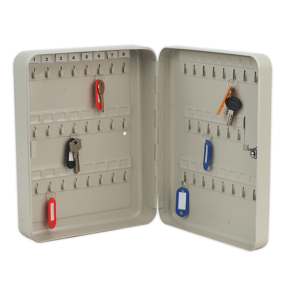 Key Cabinet with 45 Key Tags