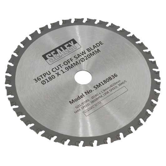 36tpu Cut-Off Saw Blade Ø180 x 1.9mm/Ø20mm