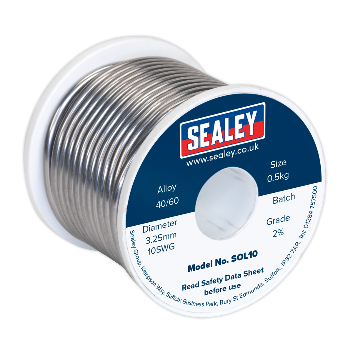 0.5kg Solder Wire Quick Flow 3.25mm/10SWG 40/60