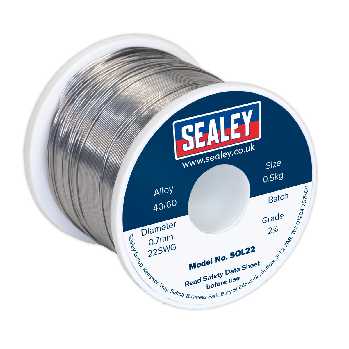 0.5kg Solder Wire Quick Flow 0.7mm/22SWG 40/60