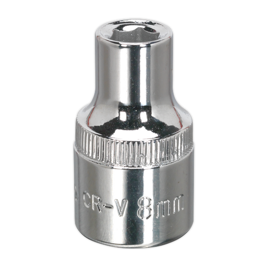 8mm 1/2"Sq Drive Fully Polished WallDrive® Socket