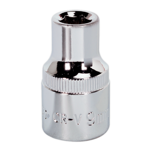 9mm 1/2"Sq Drive Fully Polished WallDrive® Socket