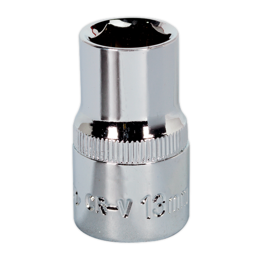 13mm 1/2"Sq Drive Fully Polished WallDrive® Socket