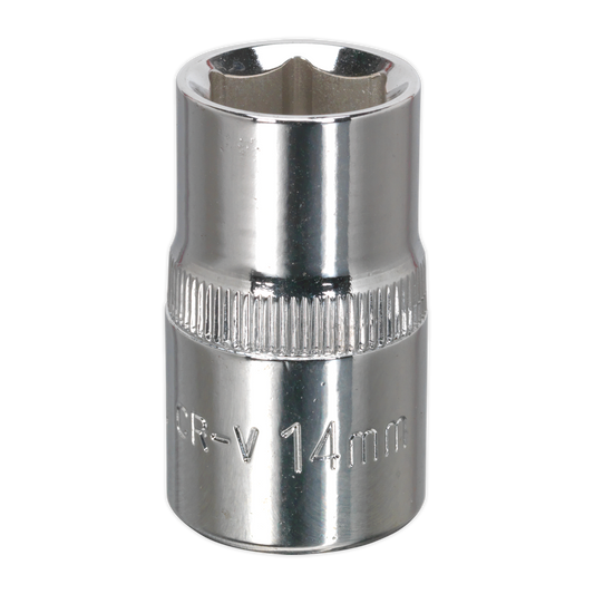 14mm 1/2"Sq Drive Fully Polished WallDrive® Socket