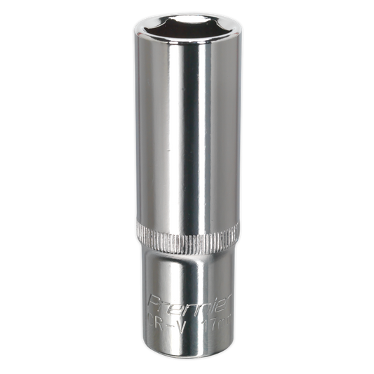 17mm 1/2"Sq Drive Fully Polished Deep WallDrive® Socket