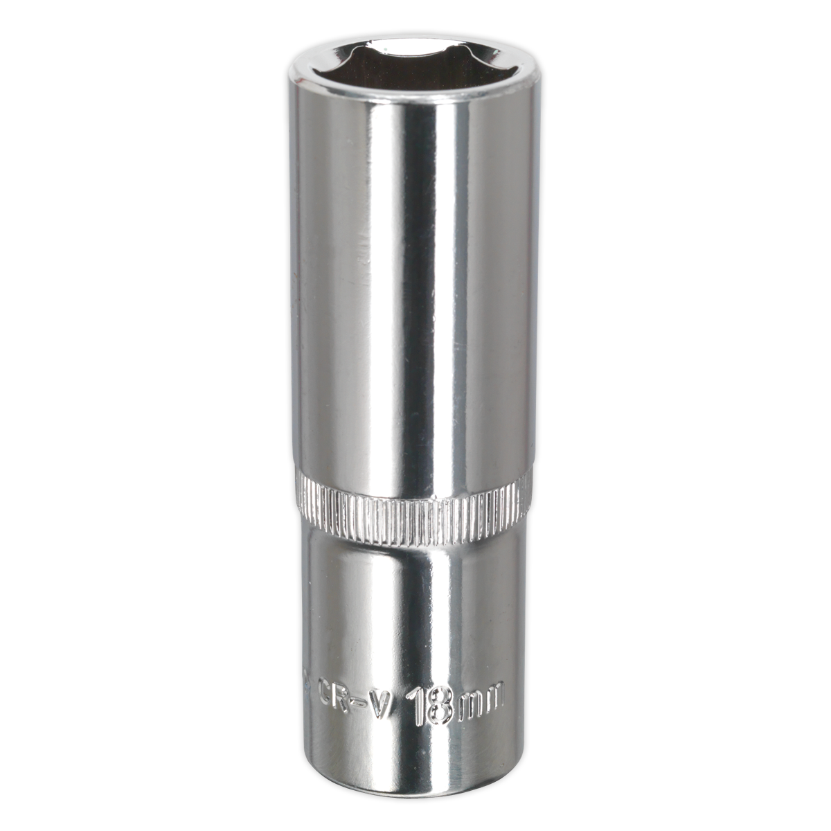 18mm 1/2"Sq Drive Fully Polished Deep WallDrive® Socket