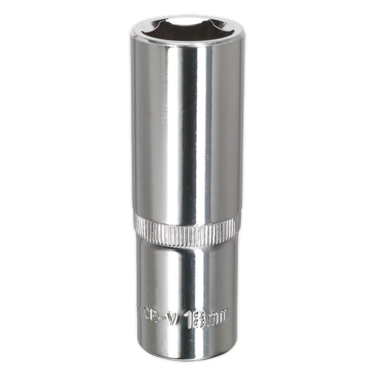 18mm 1/2"Sq Drive Fully Polished Deep WallDrive® Socket