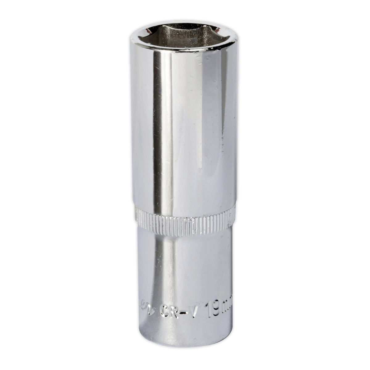 19mm 1/2"Sq Drive Fully Polished Deep WallDrive® Socket