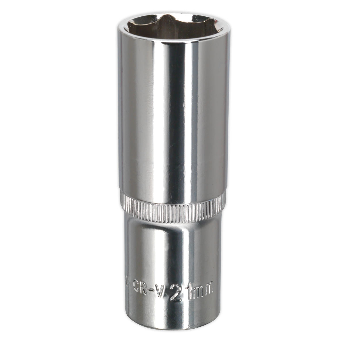 21mm 1/2"Sq Drive Fully Polished Deep WallDrive® Socket