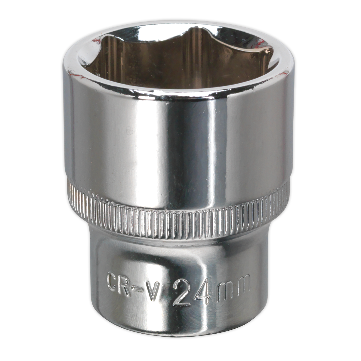 24mm 1/2"Sq Drive Fully Polished WallDrive® Socket