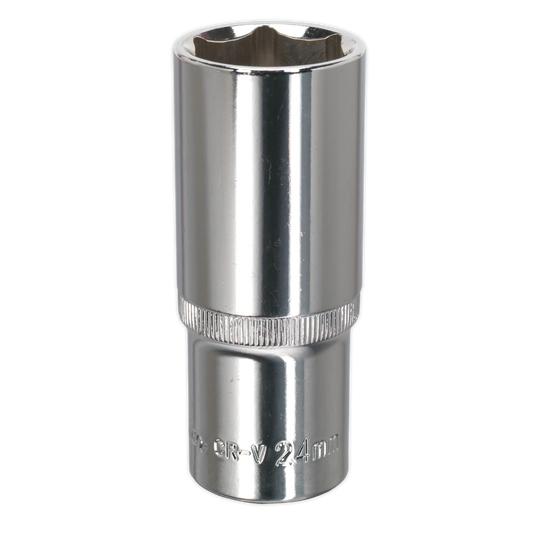 24mm 1/2"Sq Drive Fully Polished Deep WallDrive® Socket