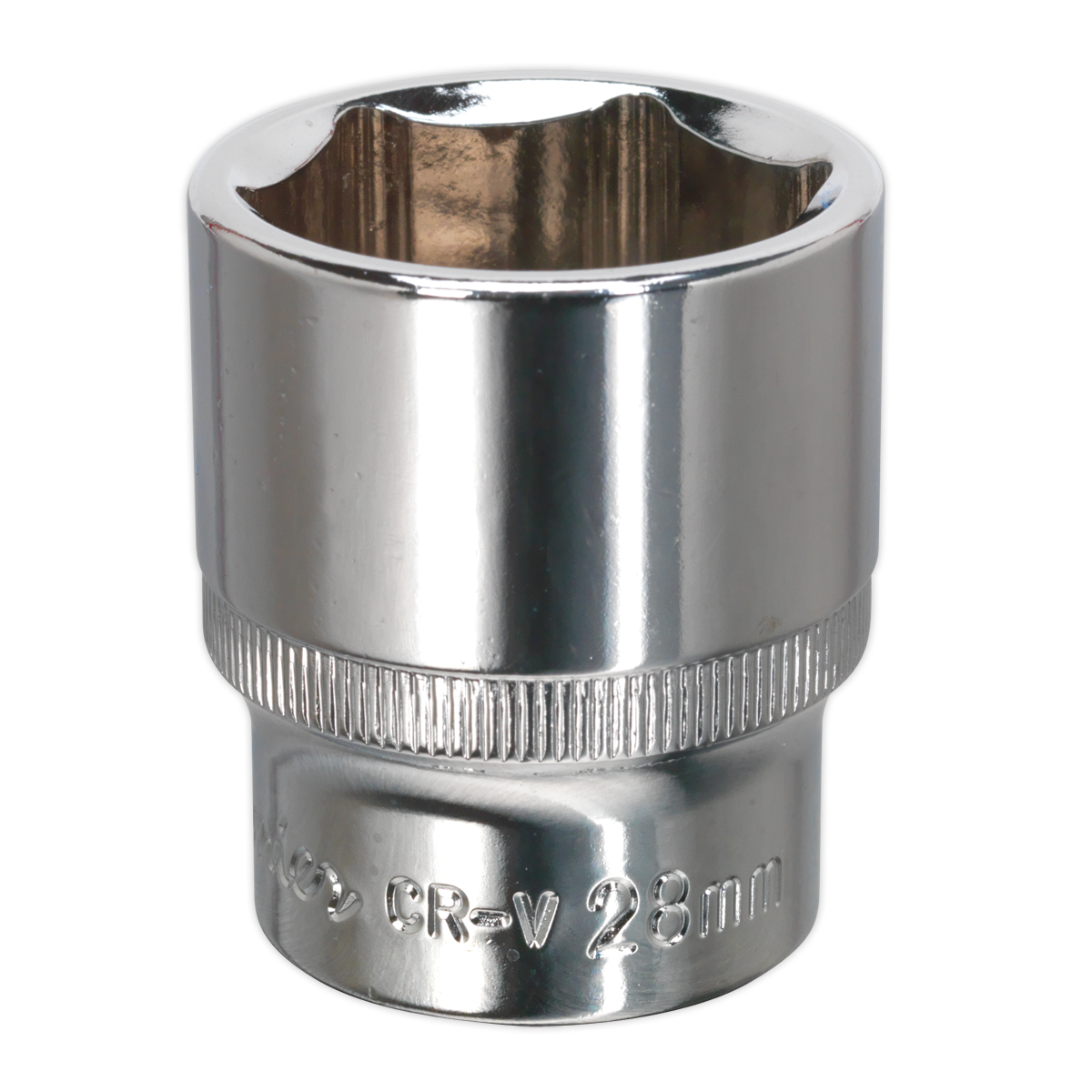 28mm 1/2"Sq Drive Fully Polished WallDrive® Socket