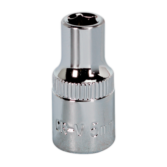 5mm 1/4"Sq Drive Fully Polished WallDrive® Socket