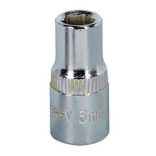 6mm 1/4"Sq Drive Fully Polished WallDrive® Socket