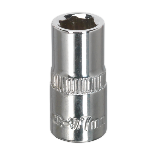 7mm 1/4"Sq Drive Fully Polished WallDrive® Socket