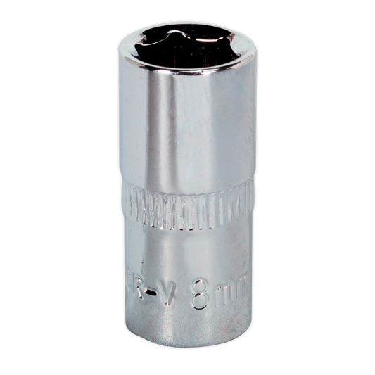 8mm 1/4"Sq Drive Fully Polished WallDrive® Socket