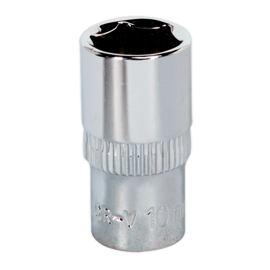 10mm 1/4"Sq Drive Fully Polished WallDrive® Socket