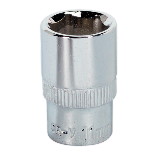 11mm 1/4"Sq Drive Fully Polished WallDrive® Socket