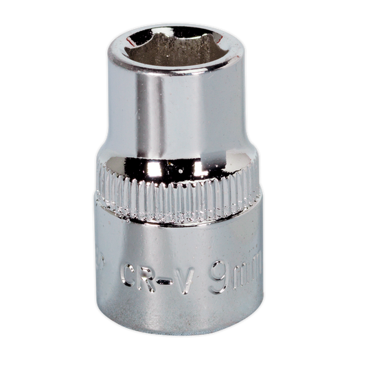 9mm 3/8"Sq Drive Fully Polished WallDrive® Socket