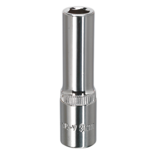 9mm 3/8"Sq Drive Fully Polished Deep WallDrive® Socket