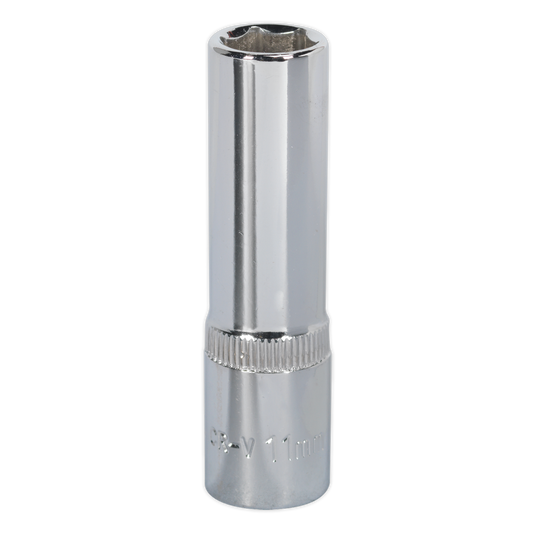 11mm Deep 3/8"Sq Drive Fully Polished WallDrive® Socket