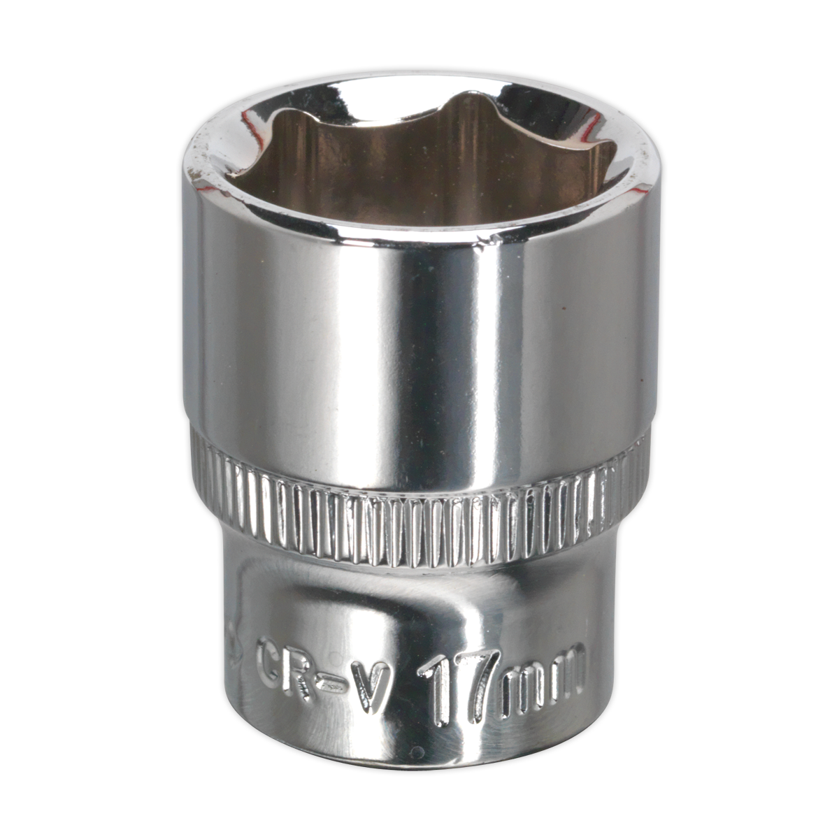 17mm 3/8"Sq Drive Fully Polished WallDrive® Socket