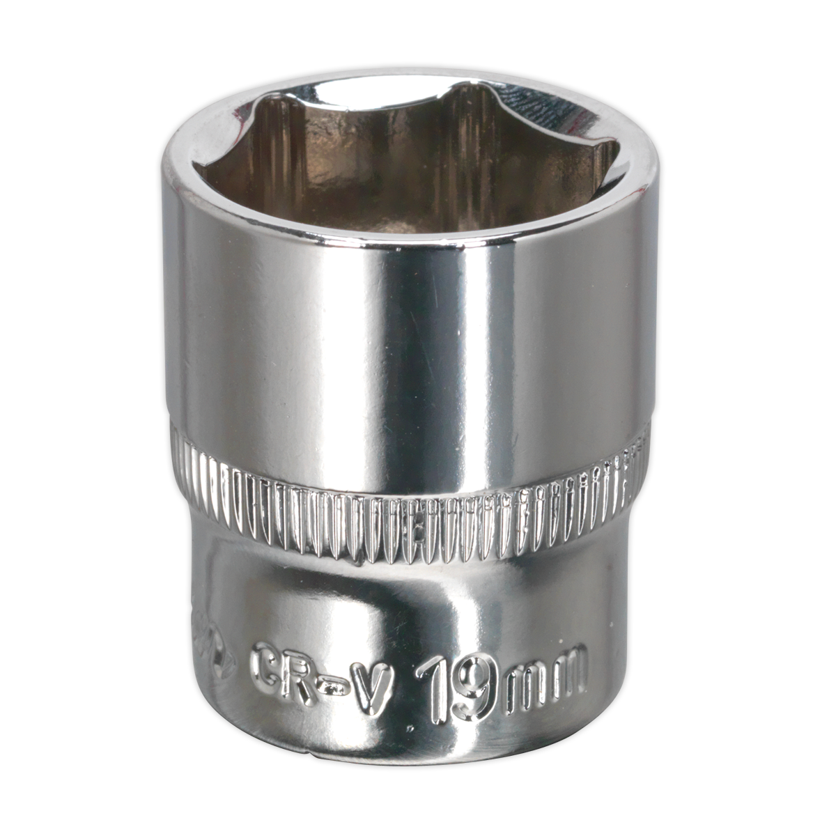 19mm 3/8"Sq Drive Fully Polished WallDrive® Socket