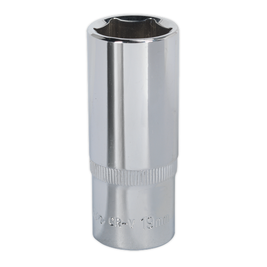 19mm 3/8"Sq Drive Fully Polished Deep WallDrive® Socket