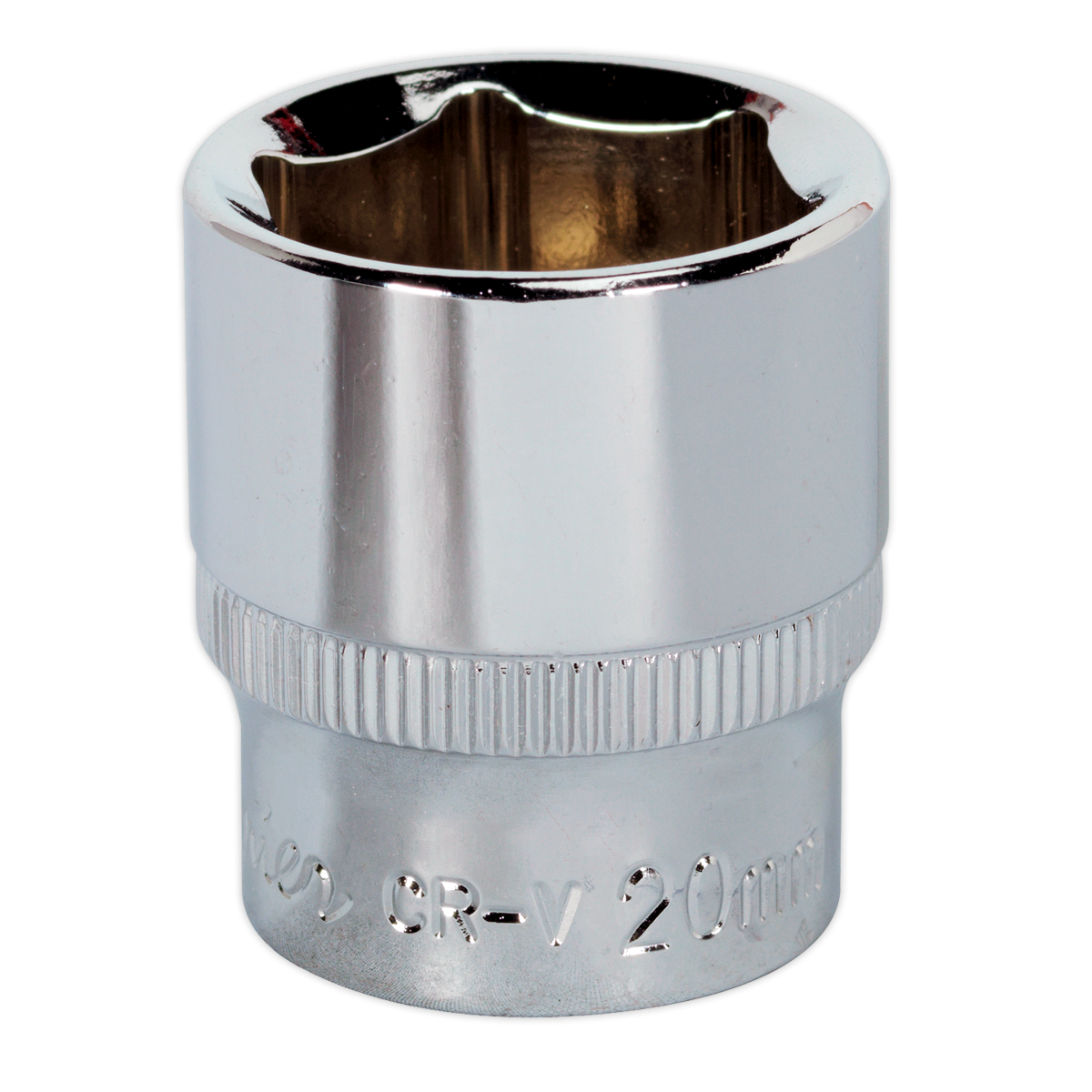 20mm 3/8"Sq Drive Fully Polished WallDrive® Socket