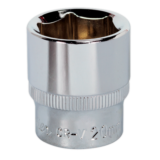 20mm 3/8"Sq Drive Fully Polished WallDrive® Socket