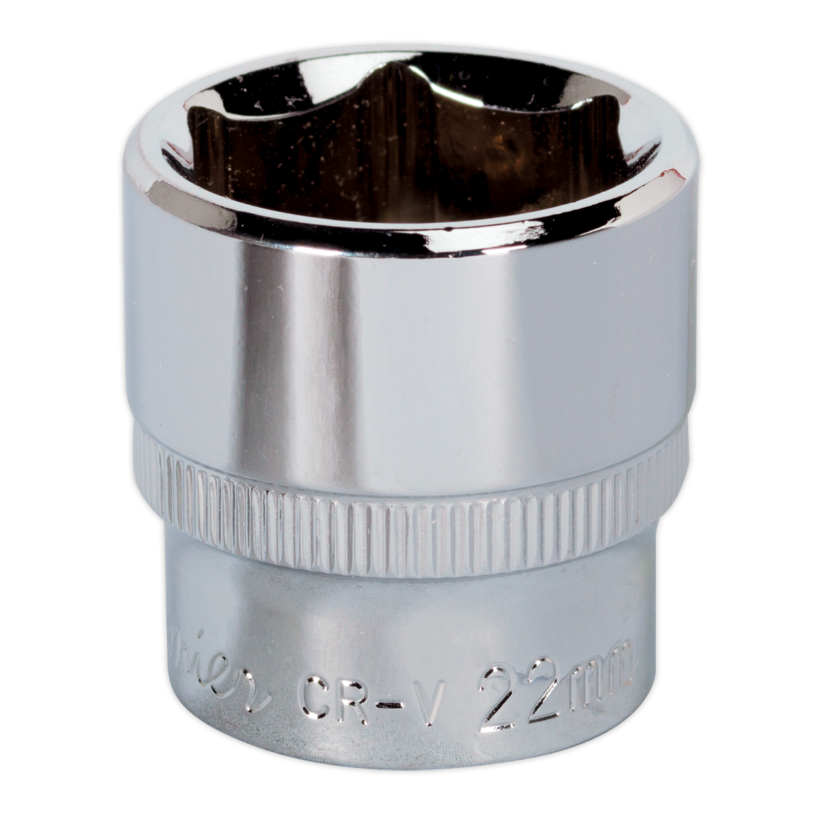 22mm 3/8"Sq Drive Fully Polished WallDrive® Socket