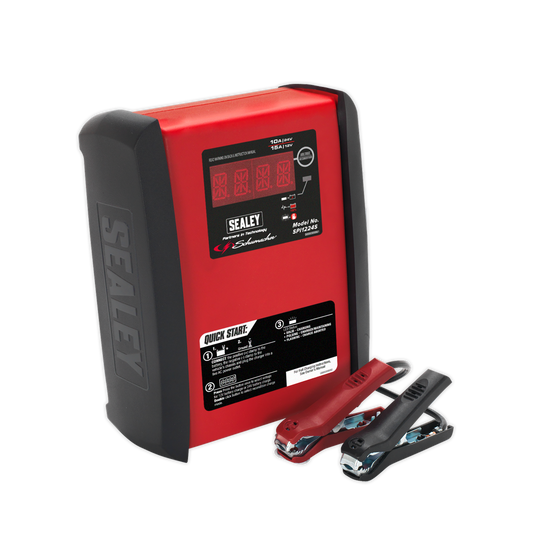 Schumacher® 15A/10A 12//24V Automatic Smart Battery Charger & Maintainer