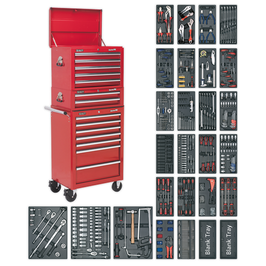 14 Drawer Tool Chest Combination with 1179pc Tool Kit