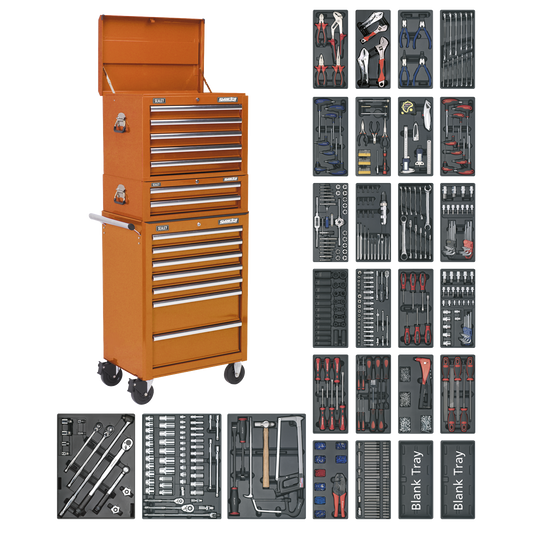 14 Drawer Tool Chest Combination with 1179pc Tool Kit