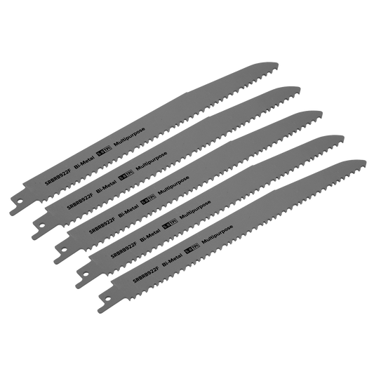 230mm 5-8tpi Reciprocating Saw Blade Multipurpose - Pack of 5