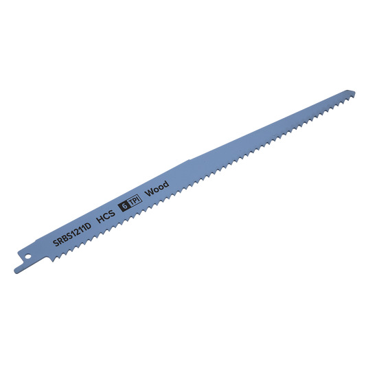 250mm 6tpi Reciprocating Saw Blade Clean Wood - Pack of 5