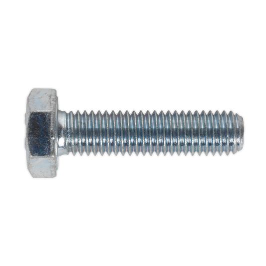 M10 x 40mm Setscrew HT 8.8 Zinc - Pack of 25