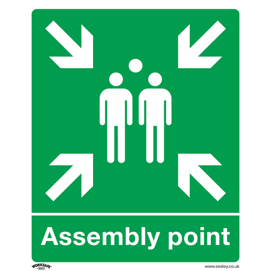 Assembly Point - Safe Conditions Safety Sign - Rigid Plastic