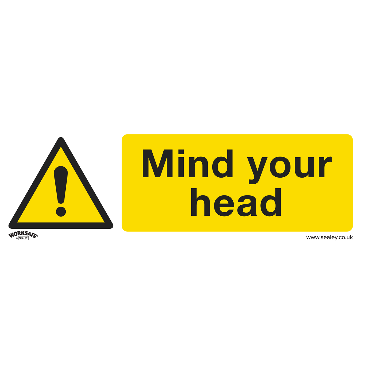 Mind Your Head - Warning Safety Sign - Rigid Plastic