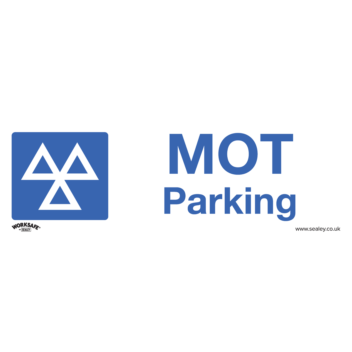 MOT Parking - Warning Safety Sign - Self-Adhesive Vinyl