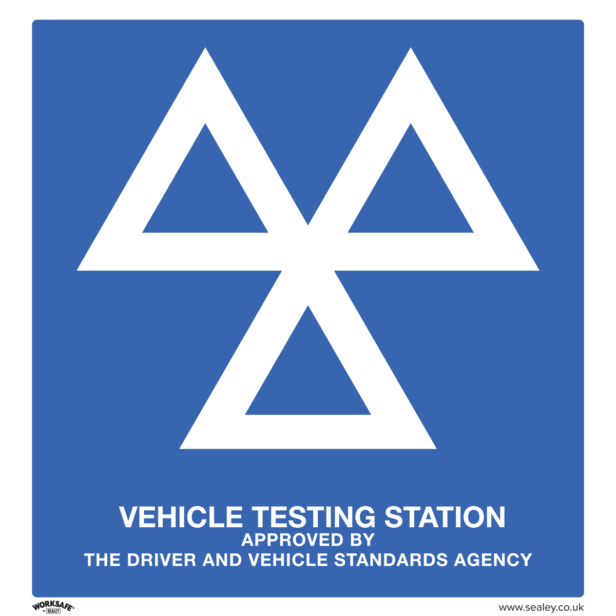 MOT Testing Station - Warning Safety Sign - Aluminium Composite