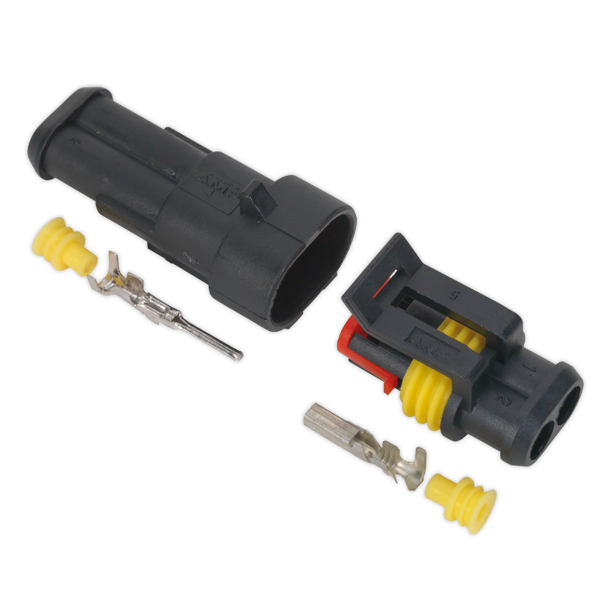 2-Way Superseal Male & Female Connector