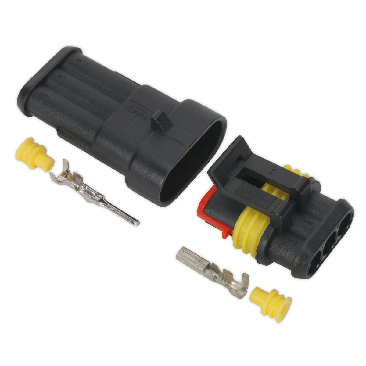 3-Way Superseal Male & Female Connector